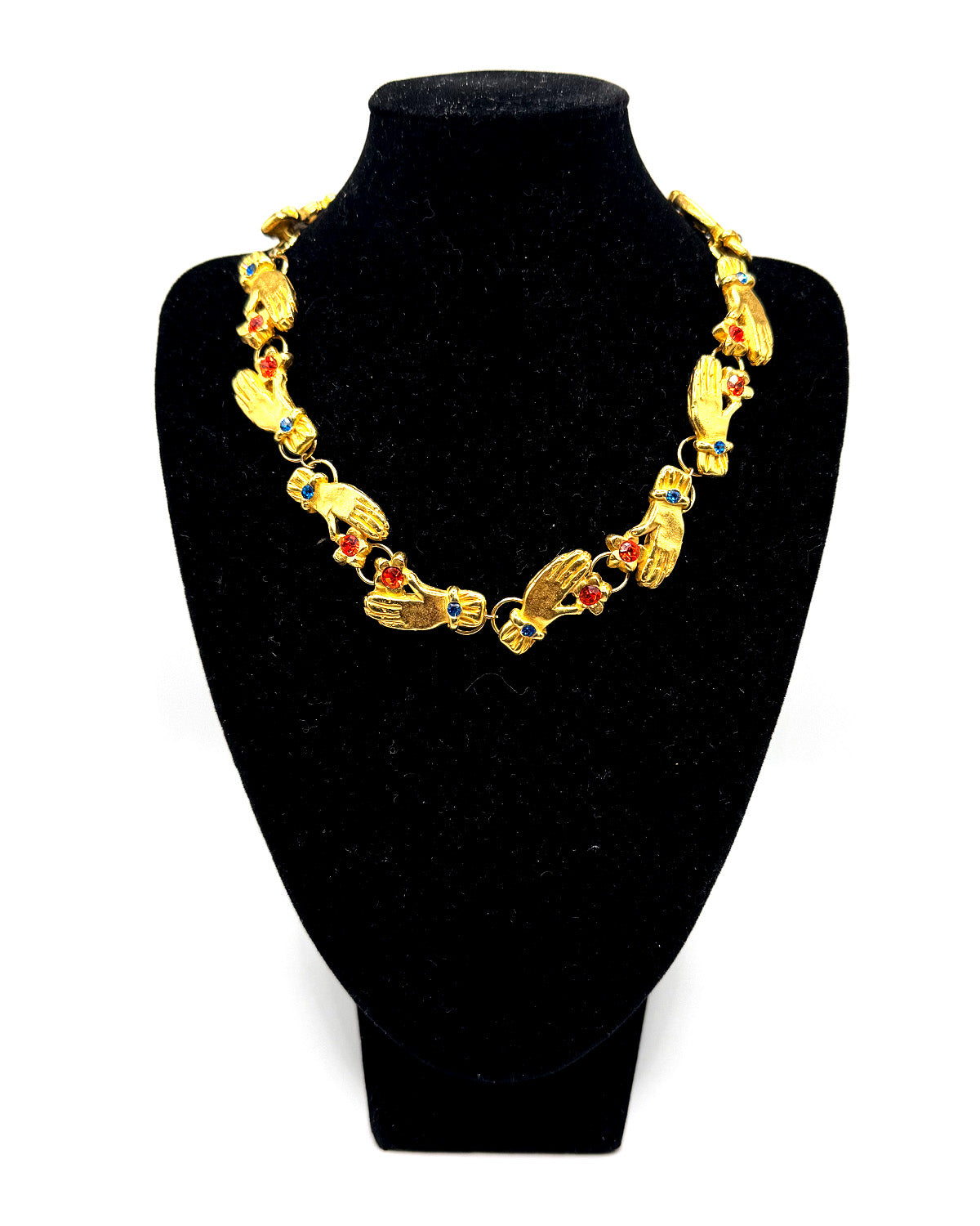 Flower Hands Necklace