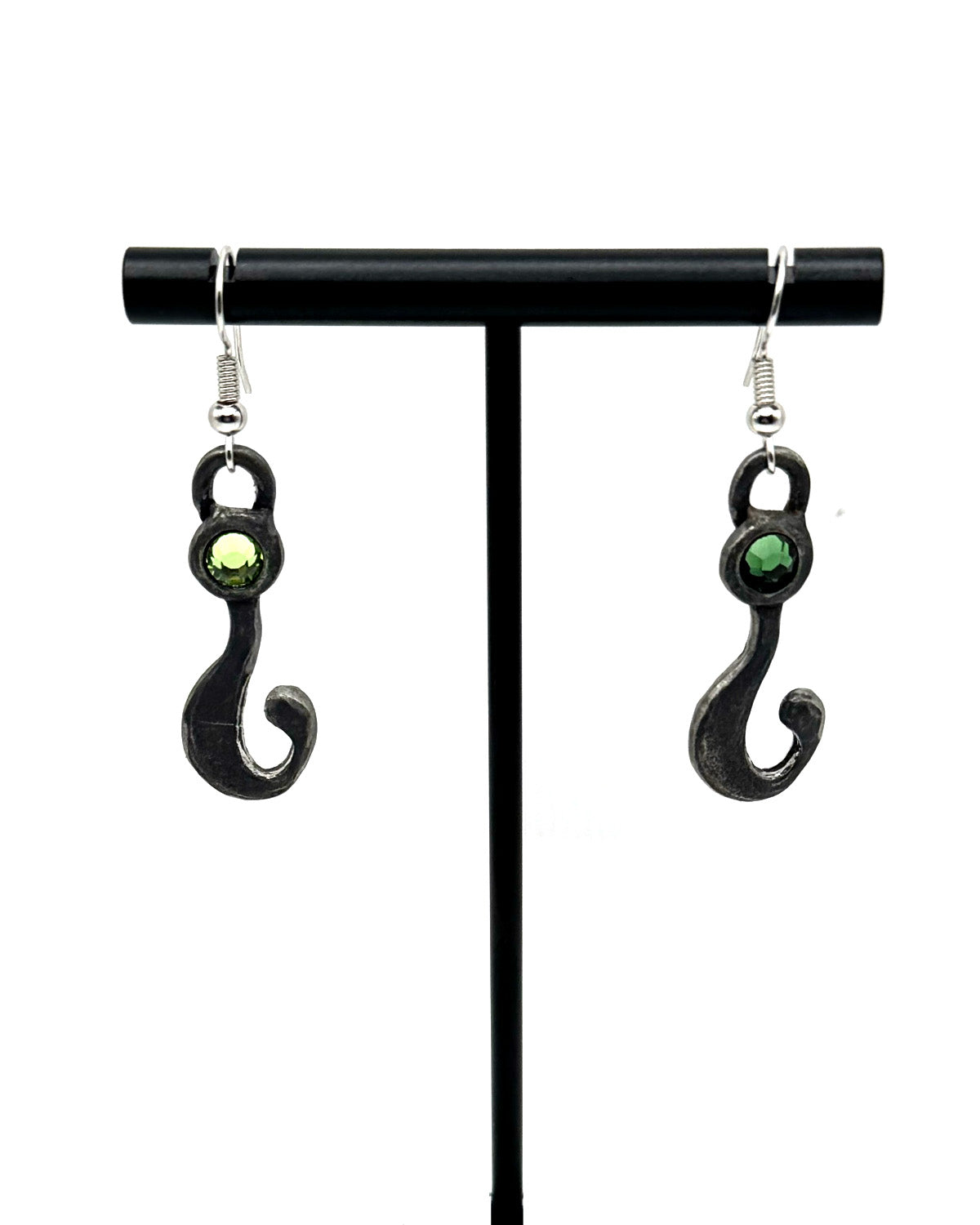 Green Riddler Earrings