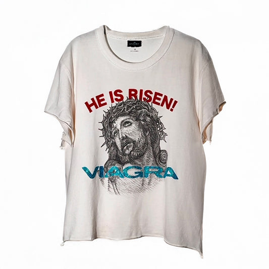 HE IS RISEN! Rhinestoned T-Shirt