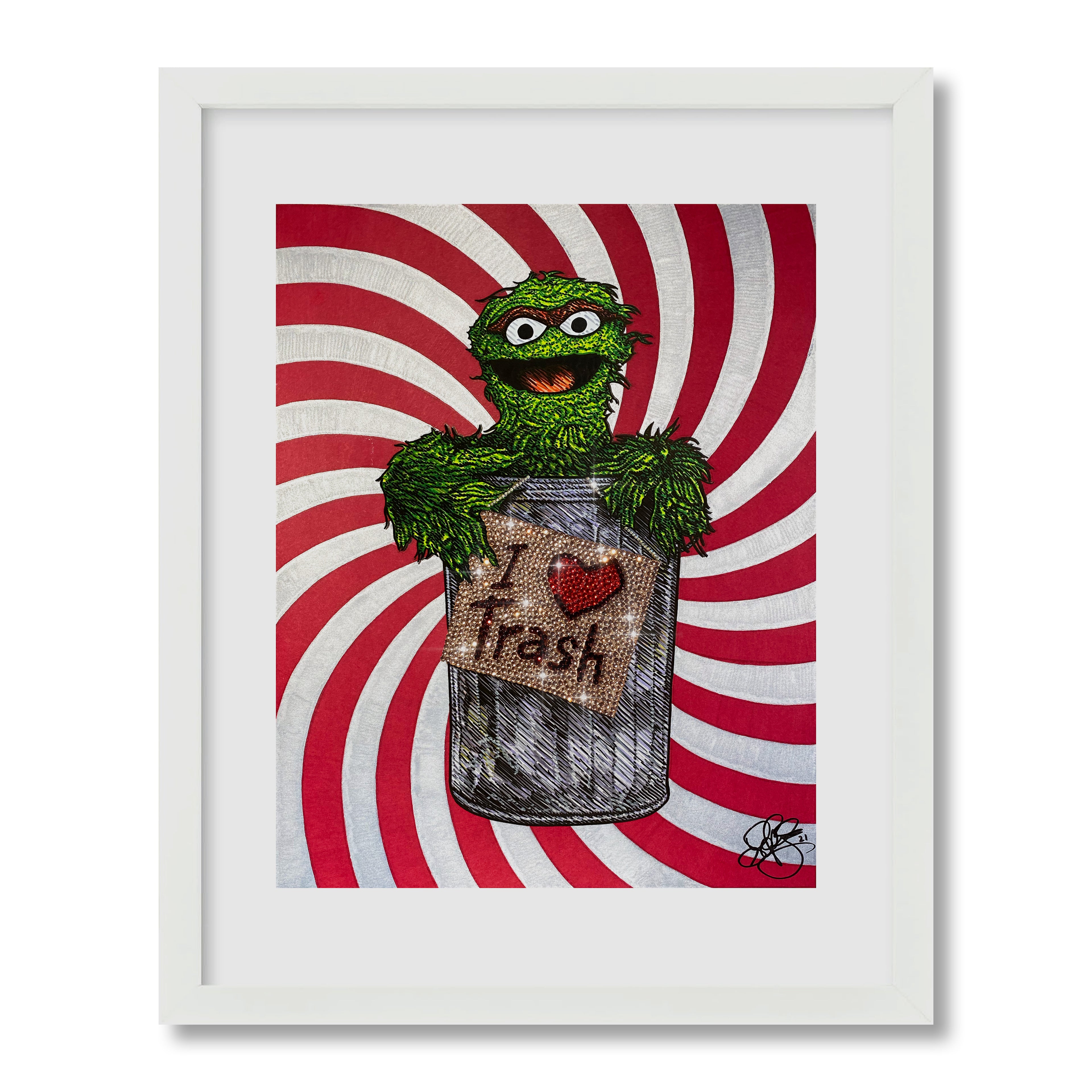 Oscar the Grouch Print