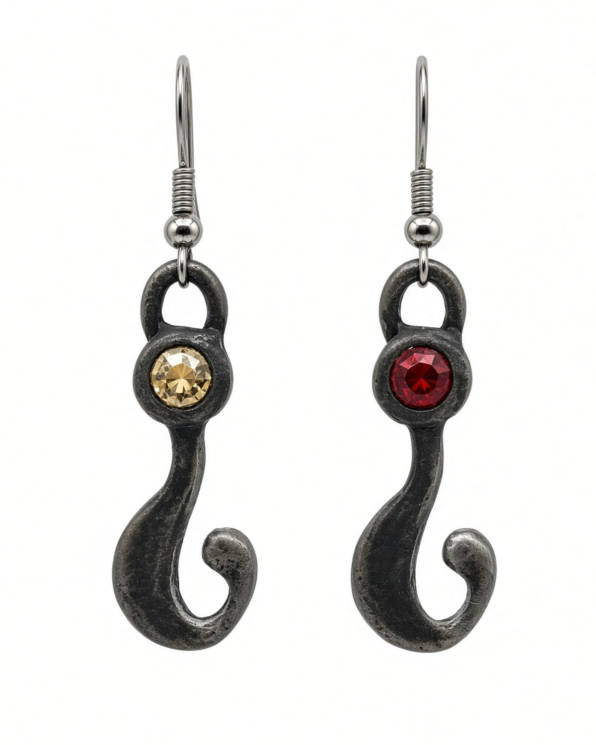 Red & Yellow Riddler Earrings